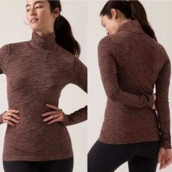 Athleta Tops - Athleta Flurry Seamless Turtleneck